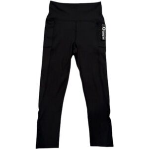 GOTTEX Stretchy Soft Slimming Tummy Compression Leggings With Pockets NWT XS